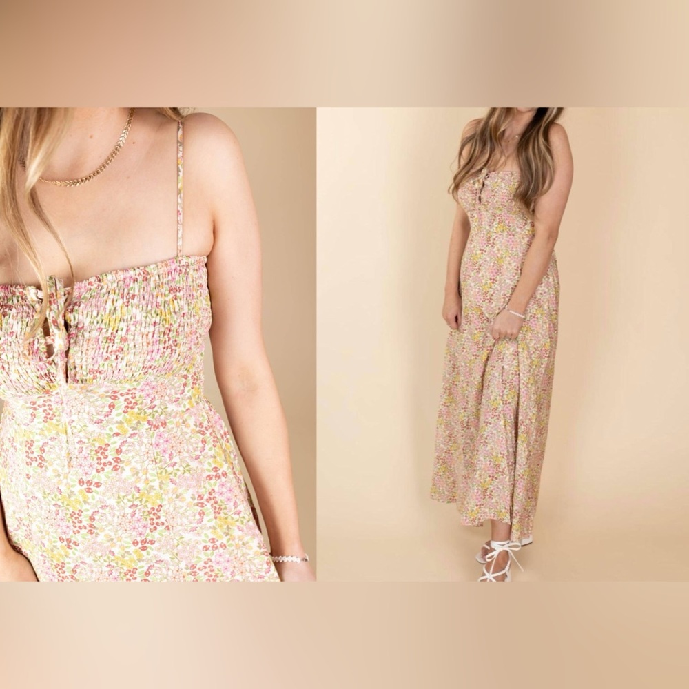 Wildflower Maxi Dress with Slit
